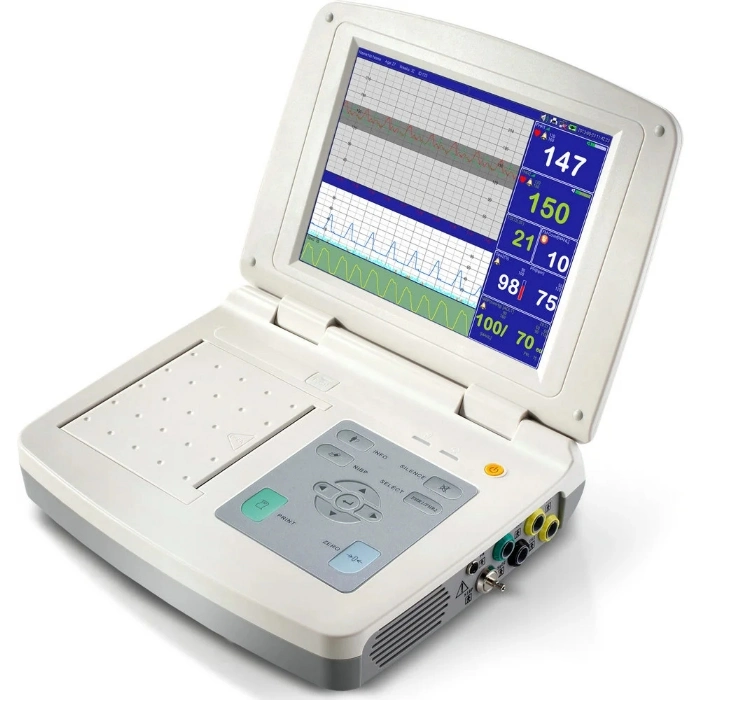 10.4 Inch Hospital Baby Heartbeat Machine Doppler High-Tech Fetal Monitor Pregnant
